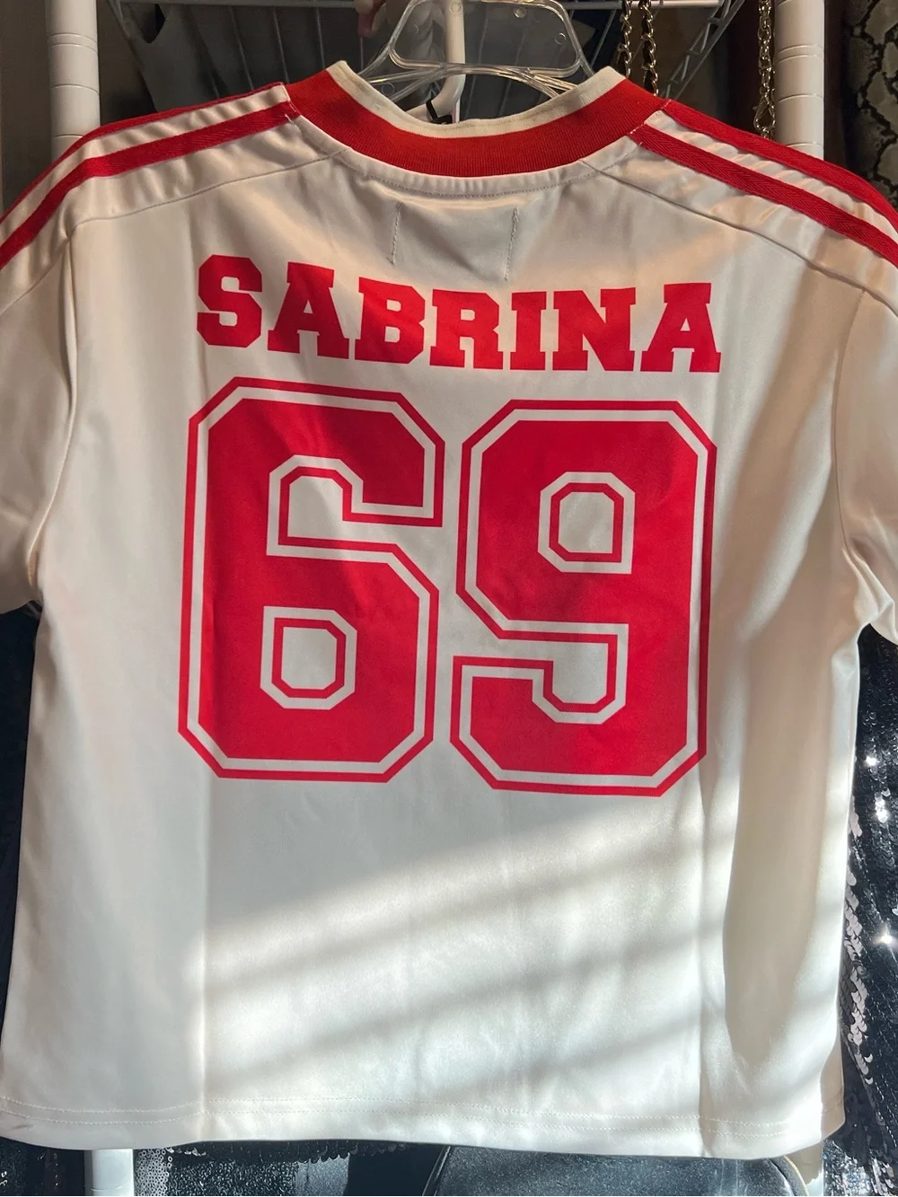SABRINA CARPENTER short n' sweet Graphic Soccer Jersey 69 Merch